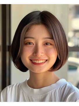 ルシードスタイル アウラ 松戸市五香(LUCIDO STYLE Aura) うる艶サラサラショート【松戸#五香#白髪染め#カラー#髪質改善】