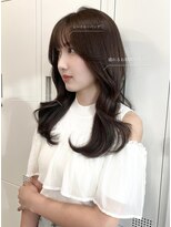アリュウル 表参道 青山(Allure)&nbsp;くびれヘア×ショコラグレージュ/レイヤーカット顔周りカット