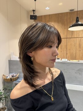 【中野倫大朗】毛流れウルフレイヤーカット/心斎橋