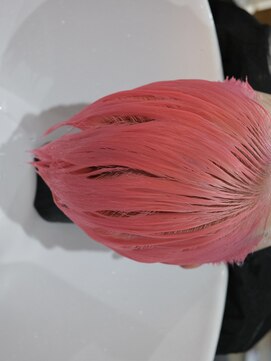 ピンクカラー/ハイトーン/堀江美容室/Eurica