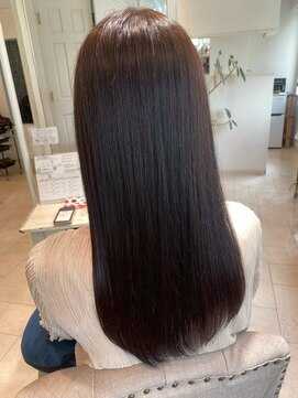 アルブル エト シミー(Arbre et chimie) 黒髪/オリーブグレー/小顔/ココアベージュ/東村山駅