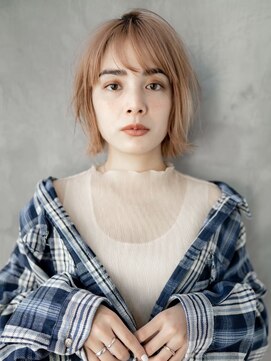 ギークス(GEEKS) 【GEEKS渋谷】レイヤーボブ/ミルクティー/くびれボブ/ハイトーン