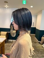 ヘアーブレイス(hair brace)&nbsp;千葉駅/着物ヘア/大人ガーリー/ダークアッシュ/似合わせカット