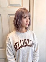 アロマ ヘアー ルーム 新宿店(AROMA hair room)&nbsp;大人ガーリー/ラベンダーベージュ/髪質改善/ブリーチ/韓国/ 新宿