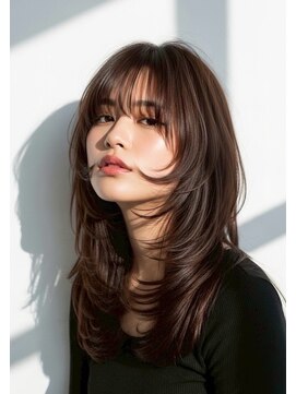 エニー 北千住(any) レイヤー/艶感ショコラブラウン