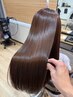 「前回来店日より12週以内」カット+髪質改善グランシルクストレート¥25850