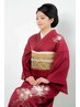 【着付け/訪問着】式典/ビジネスシーン着付ヘアメイク ¥26,000→¥24,200