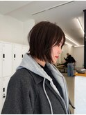 オリーブグレー/ココアベージュ/クラゲヘアー