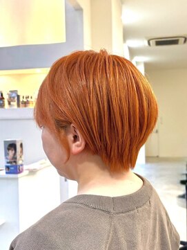ジュベ 別府店(juve.) 別府ショートボブ顔周りレイヤーカット髪質改善カラー