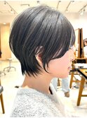 くびれショート/似合わせショート/40代髪型/50代ショート