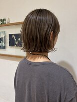 トリッカ シブヤ(TRICCA SHIBUYA)&nbsp;レイヤーボブ/くびれボブ/外はね/ベージュカラー