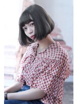 アドール(ADOR) 切りっぱなし 前下がり ボブ【ADOR*HIRO】