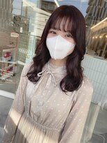 テオ(Theo)&nbsp;Theo /エメラルドアッシュ/ 巻き髪風パーマ/セミロングヘア