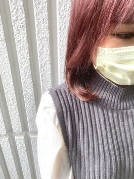 ネオリーブカップ 町田店(Neolive capu) 内巻きボブ ＊ チェリーレッド【neolivecapu町田店】