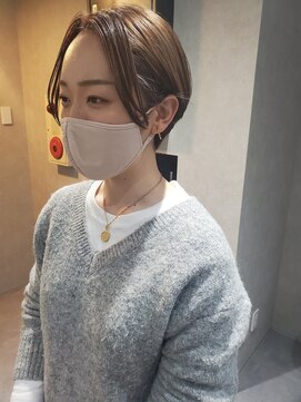 ブルー(Blue) ~Blue ☆トレンド×耳かけショートボブ☆~