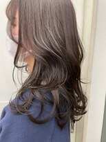 ナンバー アンフィール 渋谷(N° anfeel)&nbsp;大人かわいいエギョモリ ミルクティーブラウン ひし形シルエット