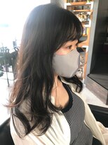 パム 恵比寿(PAM.)&nbsp;サイドバングがポイントのゆるっとロング【PAM./hana】