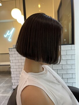 サロンドミルク 溝の口店(salon de MiLK) 20代30代40代/ボブ/ミニボブ/ベージュ［溝の口］