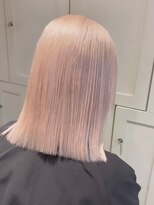 ベレーザ 渋谷(BELEZA)&nbsp;ba465ハイトーンバレイヤージュ金髪ボブロブヘア小顔Aラインボブ