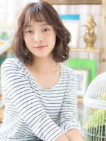 カバーヘア ブリス 戸田公園西口店(COVER HAIR bliss)&nbsp;前髪カールバレイヤージュ大人ボブパーマc5戸田公園20代30代40代