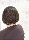 白髪ぼかし　ボブスタイル