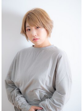 ユニックス モザイクモール港北店(UNIX) 【UNIX港北店】ペールベージュショート#ニュアンスカラー