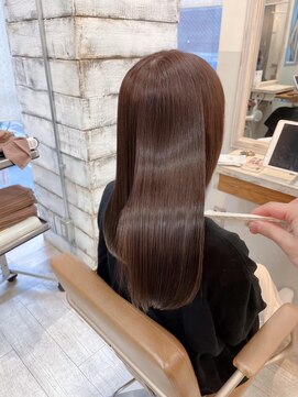 ジーナエス 札幌(Zina S) 髪質改善*艶髪レッドブラウン*美髪【Zina S 札幌】