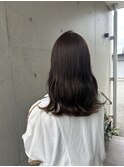 #オリーブベージュ大人可愛い透明感立体感×なみなみウェーブ