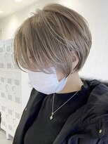 エリマ 武蔵小杉(elima) 大人ショートボブヘアミルクティーベージュカラーグレイカラー★