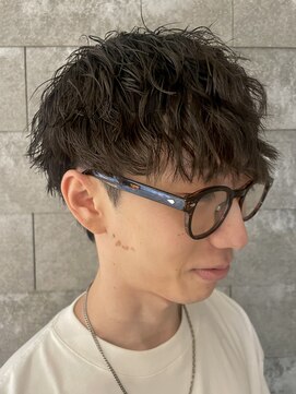 ニアウ 伊勢崎連取店(Niau) メンズマッシュツイストスパイラルパーマメンズパーマ