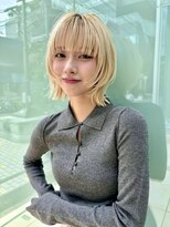 エル(EL by green) 切りっぱなしボブ×フェイスレイヤー