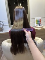 アンド ラ ブランシュ(&.La Blanche)&nbsp;ワンレン/黒髪カタログ/ネビージュ/小顔/髪質改善