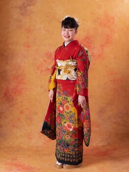 アオソラ美容室(AOSOLA)の写真/特別な日は【AOSOLA美容室】にお任せ！成人式・卒業式・七五三も随時受付中◎お気軽にご連絡ください♪