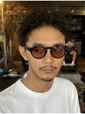 ベリーショートメンズマッシュツイストパーマボウズツーブロック