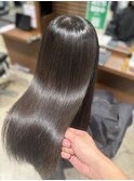 透明感グレージュ