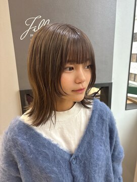 ジルバイジゼル(JILL by GiseL) オリーブグレージュ/ワンブリーチ