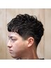 【注目、話題の濡れパン】メンズカット＋シェービング＋アイロンパーマ