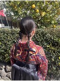 卒業袴ヘアアレンジ