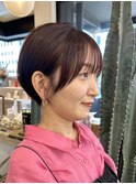 ★丸く収める！コンパクトショート！顔まわりがハゲないカット