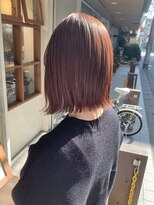 ディーエックス スリー(Dxxxx III)&nbsp;切りっぱなしボブ×春色カラー REI