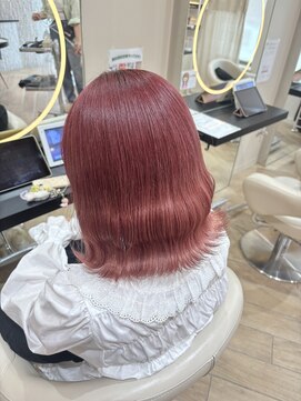 アーチバイケンジ(arch by kenje) ピンクカラー/平塚美容室/ミディアムヘア