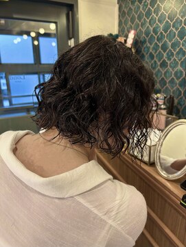 ロンド パルティール 大宮(Lond partir) 大人ガーリー/レイヤーショート/前髪白髪/20代30代40代50代