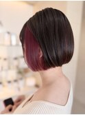 インナーカラー×チェリーピンク