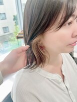 ネオリーブ クーロ(Neolive curro) 大人インナーカラー×白髪ぼかし 30代40代におススメ★