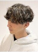 逗子葉山秋谷メンズパーマツーブロック波巻きパーマツイスパY119
