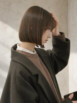 ロマリア ヒルズ 表参道 原宿(Lomalia HILLS)&nbsp;イメチェン/艶カラーベージュボブ/前髪/[表参道/原宿]