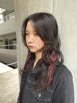 ウル ララス 二子玉川(uru laras)&nbsp;センターパートウルフレイヤーパーマ