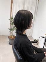 ビーツ(beats)&nbsp;ダークパープルバック×ウルフ　ハッシュカット