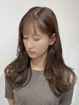 ソアロ(SOARO)&nbsp;岐阜顔まわりレイヤーミディアムミルクティーベージュ20代