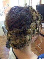 メルシーフォーヘア(Merci for hair)&nbsp;編み込みアップスタイル